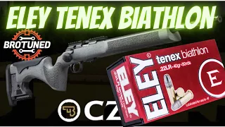 CZ457 LRP - Eley Tenex Biathlon - Ammo Test 50 Yards