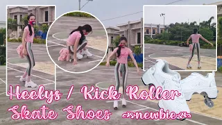 Kick Roller Skate Shoes / Heelys Review of a Newbie (first time!)