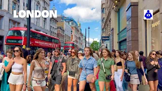 London Walk 🇬🇧 OXFORD Street, Marble Arch to Tottenham Court Road | Central London Walking Tour