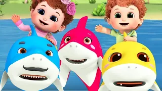 Baby Shark Dance - Fun Kids' Song with Animated Sharks By Jugnu Kids
