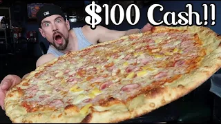 PAIZANO'S PIZZA | Massive Food Challenge | Cash Prize | Man Vs. Food | Baker City OREGON