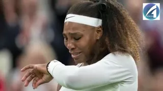 Serena Williams' Wimbledon hopes end in injury