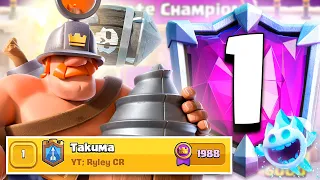 IM #1 IN THE WORLD, AGAIN… 🥇🌎 - Clash Royale