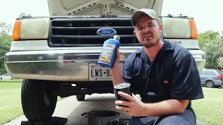 How to do an oil change on an old truck (1987 Ford F-250, oil change, fuel filter, air filter)
