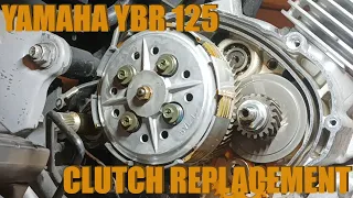 How To change clutch on Yamaha YBR 125 ED6 engine