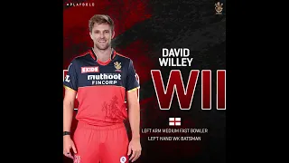 David Willey//2 CR//welcome to the family! 🤩