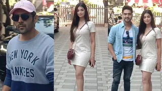 BB9 Fame Digangana Suryavanshi & Rohit Purohit Spotted At T-Series Promoting Song Kam Toh Nahi