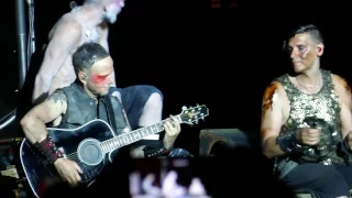 Rammstein LIVE Ohne Dich acoustic 2016 - HQ 720p - High Audio Quality