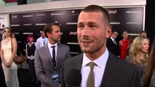 The Expendables 3: Glen Powell Red Carpet Movie Premiere Interview | ScreenSlam