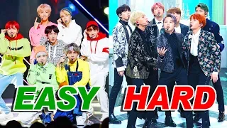 EASY to HARDEST BTS DANCES