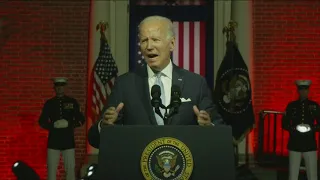 Biden at Independence Hall: Trump, allies threaten democracy