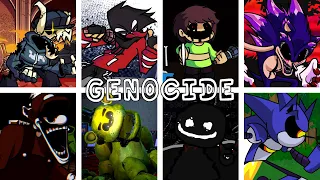 Genocide, but every turn a different cover/character is used