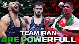 Highlight - Iran's freestyle team closes out World Championships with second-place finish