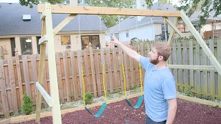 How to Build a DIY Backyard Swing Set - Free SketchUp Plans