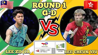 (R1)🇲🇾LEE ZII JIA 🆚️ 🇭🇰LEE CHEUK YIU🔥😱‼️LEE ZII JIA ON FIRE🔥🔥‼️#thomascup2024