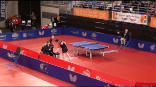 Table Tennis - Attack (OVTCHAROV) Vs Attack (GROTH) - TOP 16 - 2017