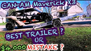 Tilt Trailer For Can-Am Maverick X3 Max? 7814ST Utility Trailer