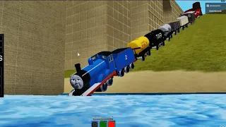 THOMAS AND FRIENDS Crashes Surprises Compilation Naughty Gauge Rebooted Thomas the Train e Engines 4