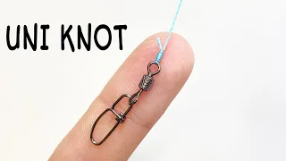 You only need to remember 1 fishing knot. A universal node that everyone should know about. 4k