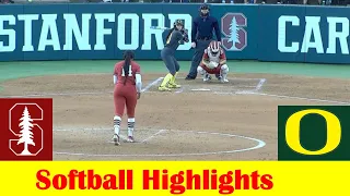 #25 Oregon vs #6 Stanford Softball Game 1 Highlights, May 3 2024