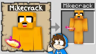 ¡Minecraft PERO CONSIGO TODOS los YOUTUBERS que DIBUJO! 😍✏️ ROLEPLAY con MIKECRACK TIMBA SILVIO