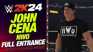 JOHN CENA NWO WWE 2K24 ENTRANCE - #WWE2K24 JOHN CENA NWO ENTRANCE WITH THEME