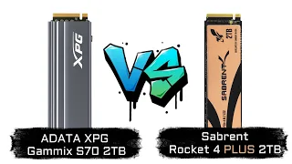 ADATA XPG Gammix S70 2TB vs Sabrent Rocket 4 PLUS 2TB Test Benchmark Game Loading