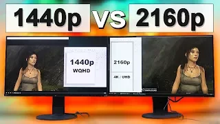 1440p vs 4K (2160p) Monitor -- Auf was man achten muss!