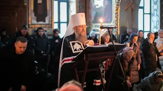 ІІІ-я часть Покаянного Канона прп. Андрея Критского в Киево-Печерской Лавре.