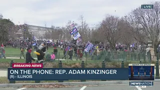Rep. Adam Kinzinger (R-IL) speaks out on the siege on the US Capitol