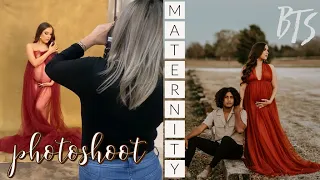 OUR MATERNITY PHOTOSHOOT // BTS