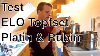 Test ELO Rubin | Test ELO Platin | Elo Kochtopf Test | ELO Topfset Test | Topfset | kochtopfset