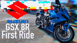 First Ride: New Rider Tackles the Suzuki GSX-8R ! 2024