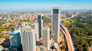 East Africa's tallest office tower-The GTC Aerial view 4K