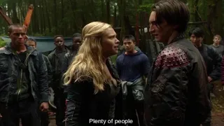 Clarke and Murphy scenes