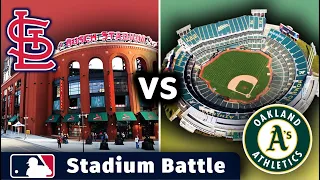 The WORST vs The BEST MLB Stadium | Busch Stadium vs Oakland Coliseum