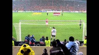 Apoel 1-0 Lyon (4-3 penalties) choreo and penalty shoot-out HD Champions League