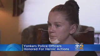 Yonkers Police Officer Honored After Being Shot Last Year