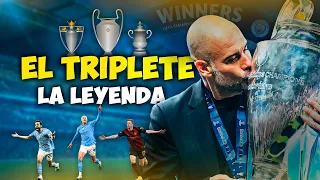 El Increíble TRIPLETE del MANCHESTER CITY 🏆🏆🏆 en 2023 🏴󠁧󠁢󠁥󠁮󠁧󠁿 🔵 La Película