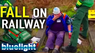 FALLEN on Train Tracks | Ambulance (BBC) | Blue Light: Police & Emergency