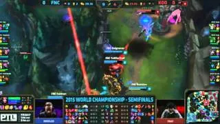 Fnatic vs KOO -Pink Ward Bug that turns the game- S5 worlds