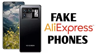 Fake AliExpress Phones: Mi 11 Ultra, Galaxy S21 Ultra, Mi 11. #shorts