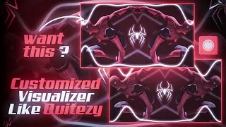 Customized Visualizer Like @quitezyaudios [edit audio] || (template) || Avee Player Tutorial