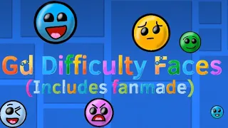 GD Difficulty Faces