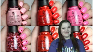 China Glaze Love & Kisses Collection | Live Application Review