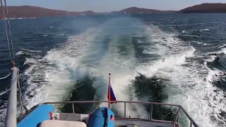 Полный вперед! (Defever 41 Full ahead 3800rpm) #atsea #fullspeed #vladivostok