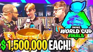 Fortnite WORLD CUP WINNERS! *SHOCKING* FINAL MOMENTS! (World Cup DUOS)