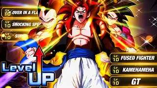 THE GOLDEN ONE! LEVEL 10 LINKS 100% RAINBOW STAR INT SSJ4 GOGETA! (DBZ: Dokkan Battle)