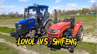 Важка оранка в дві тяги. Lovol 504 vs Shifeng SF244C