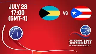 Bahamas vs Puerto Rico - Full Game - Centrobasket U17 Championship